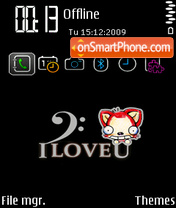 ALi Love U fp1 es el tema de pantalla