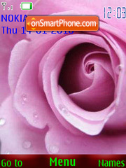 Rose tema screenshot