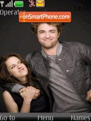 Robert Pattinson and Kristen Stewart tema screenshot