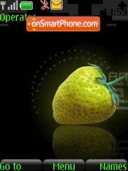 Yellow Strawberry tema screenshot