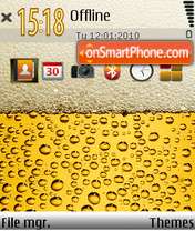 Beer 05 tema screenshot