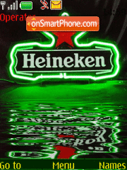 Скриншот темы Heineken