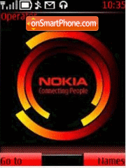 Animated Nokia es el tema de pantalla