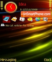 Abstract Colors tema screenshot