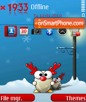 Christmas giveaway theme screenshot