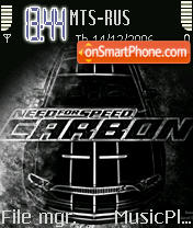 Need For Speed Carbon 01 theme screenshot