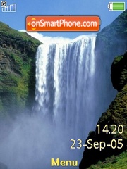 Capture d'écran Waterfalls thème