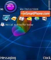 MSN butterfly theme screenshot