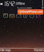Скриншот темы Celestial FP1