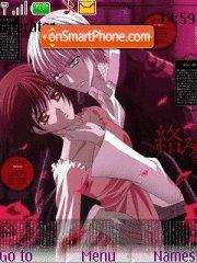 Скриншот темы Yuki&Zero (Vampire Knight)