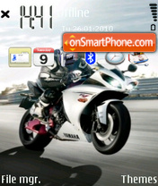 Yamaha R1 theme screenshot