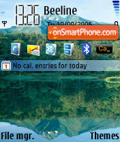 Nature 01 tema screenshot