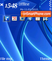 Blue 13 theme screenshot