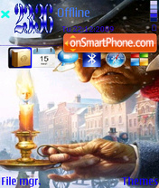 Christmas Carol tema screenshot