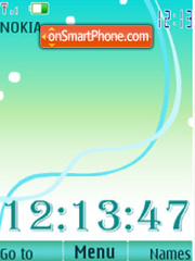 Clock, flash animation tema screenshot