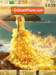Golden Fire theme screenshot