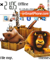 Madagascar 03 tema screenshot