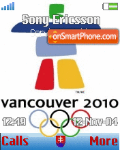 Скриншот темы Vancouver 2010