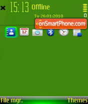Greeny tema screenshot