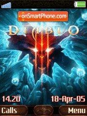 Blue Diablo tema screenshot