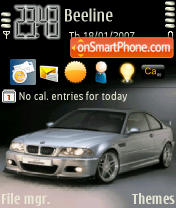 Capture d'écran BMW 3 s thème