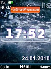 Clock see animated tema screenshot