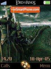 Lord Of The Ring tema screenshot