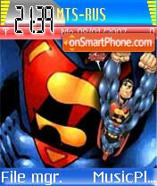 Скриншот темы Superman 3