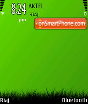 Скриншот темы Green Bug