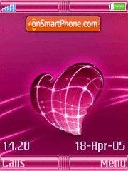 Candy Heart tema screenshot