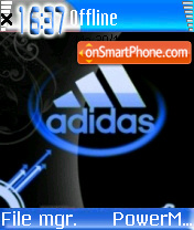 Animated Adidas 02 es el tema de pantalla