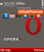 Скриншот темы Opera fp1