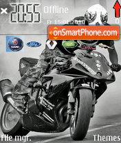 Скриншот темы Moto Bike