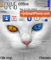 White Cat 02 theme screenshot