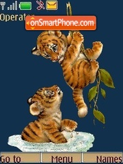 Скриншот темы Tiger cub
