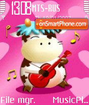 Cow tema screenshot