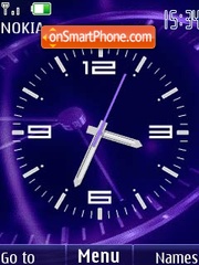 Analog clock animated tema screenshot