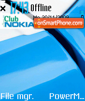 Club Nokia tema screenshot