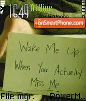 Wake Up tema screenshot