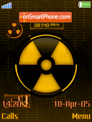 Animated Radiation Signe es el tema de pantalla