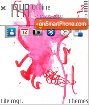 Watercolor tema screenshot