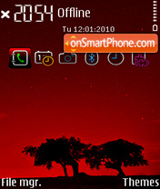 Celestial RED FP1 SI es el tema de pantalla