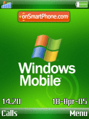 Windows Mobile tema screenshot