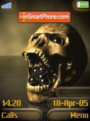 Brown Skull tema screenshot