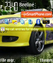 Carbon tema screenshot