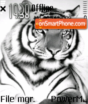 White Tiger 06 theme screenshot