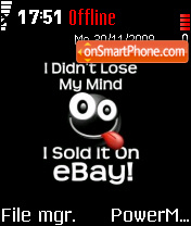 Скриншот темы Ebay