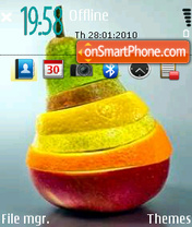 Fruits Colors theme screenshot