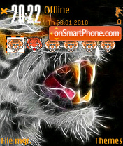 Tiger Roar es el tema de pantalla