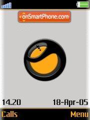 Orange SE tema screenshot